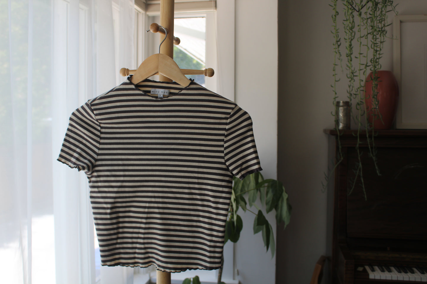 Striped Miou Muse Crop