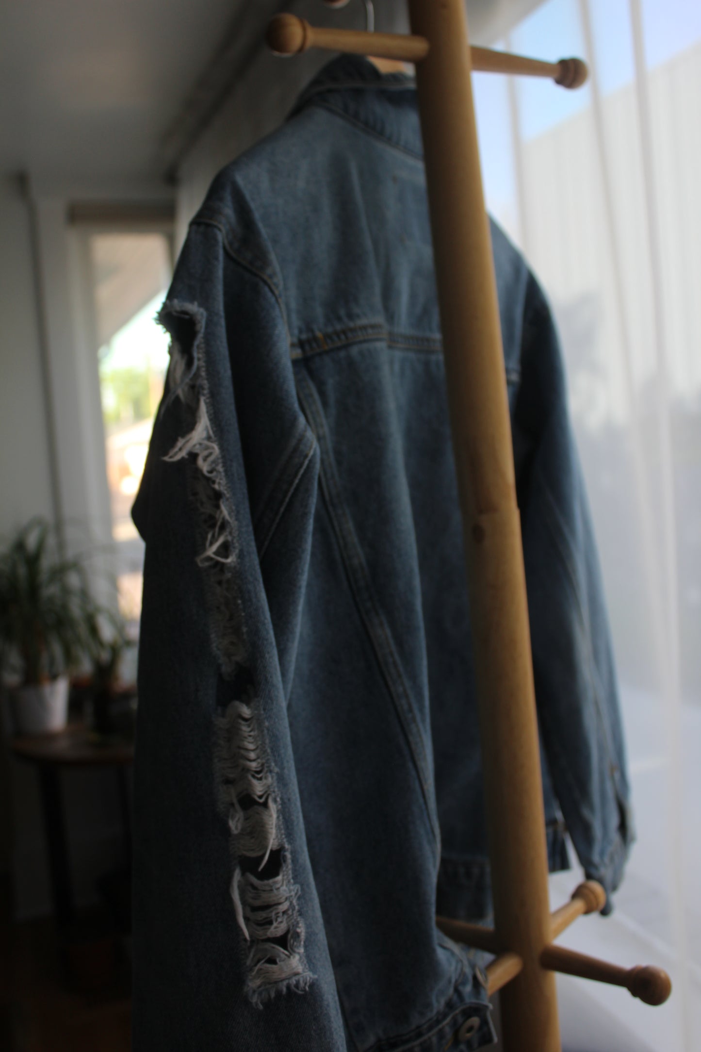 Distressed Jean Jacket