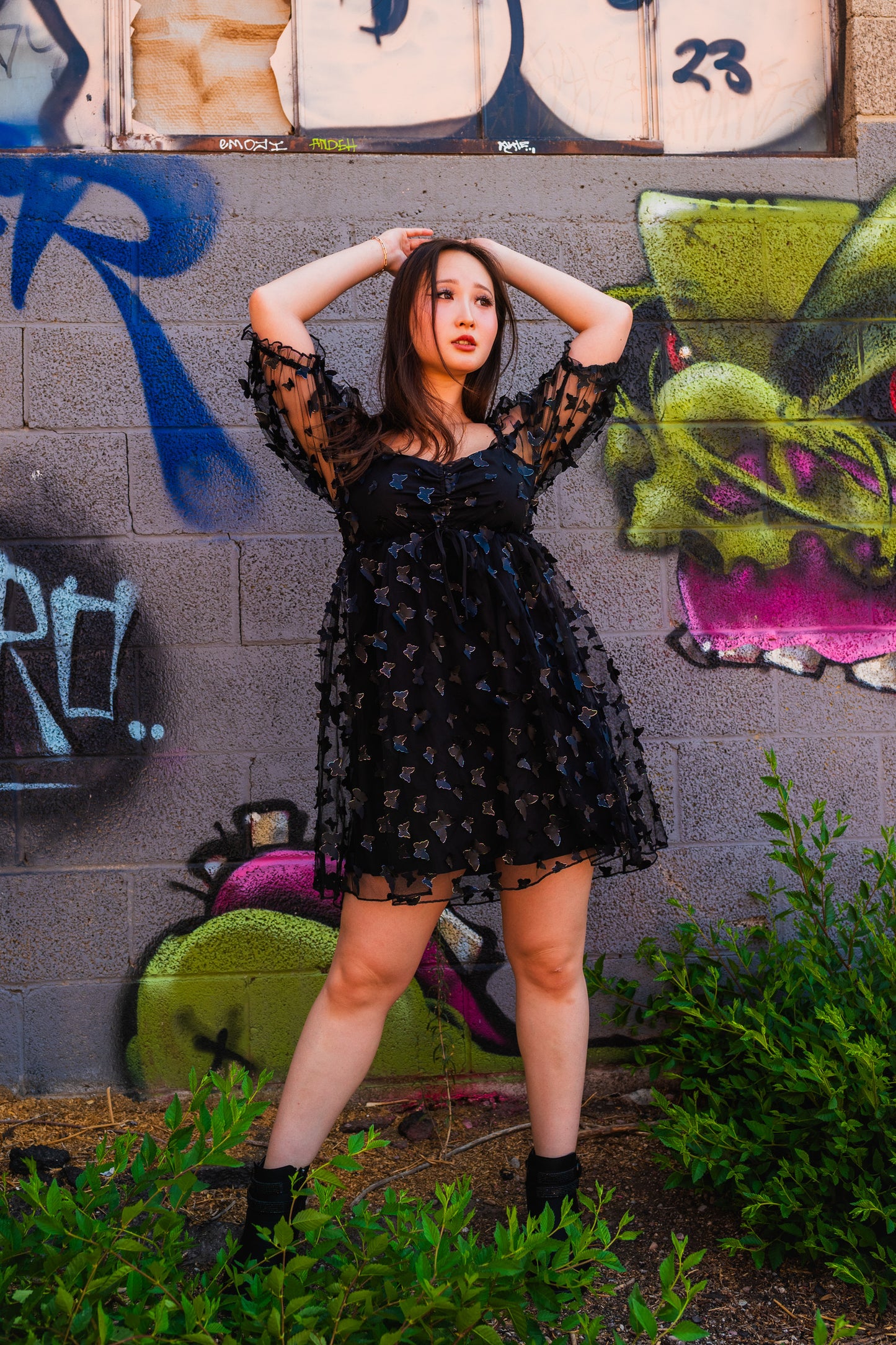 Black Butterfly Dress