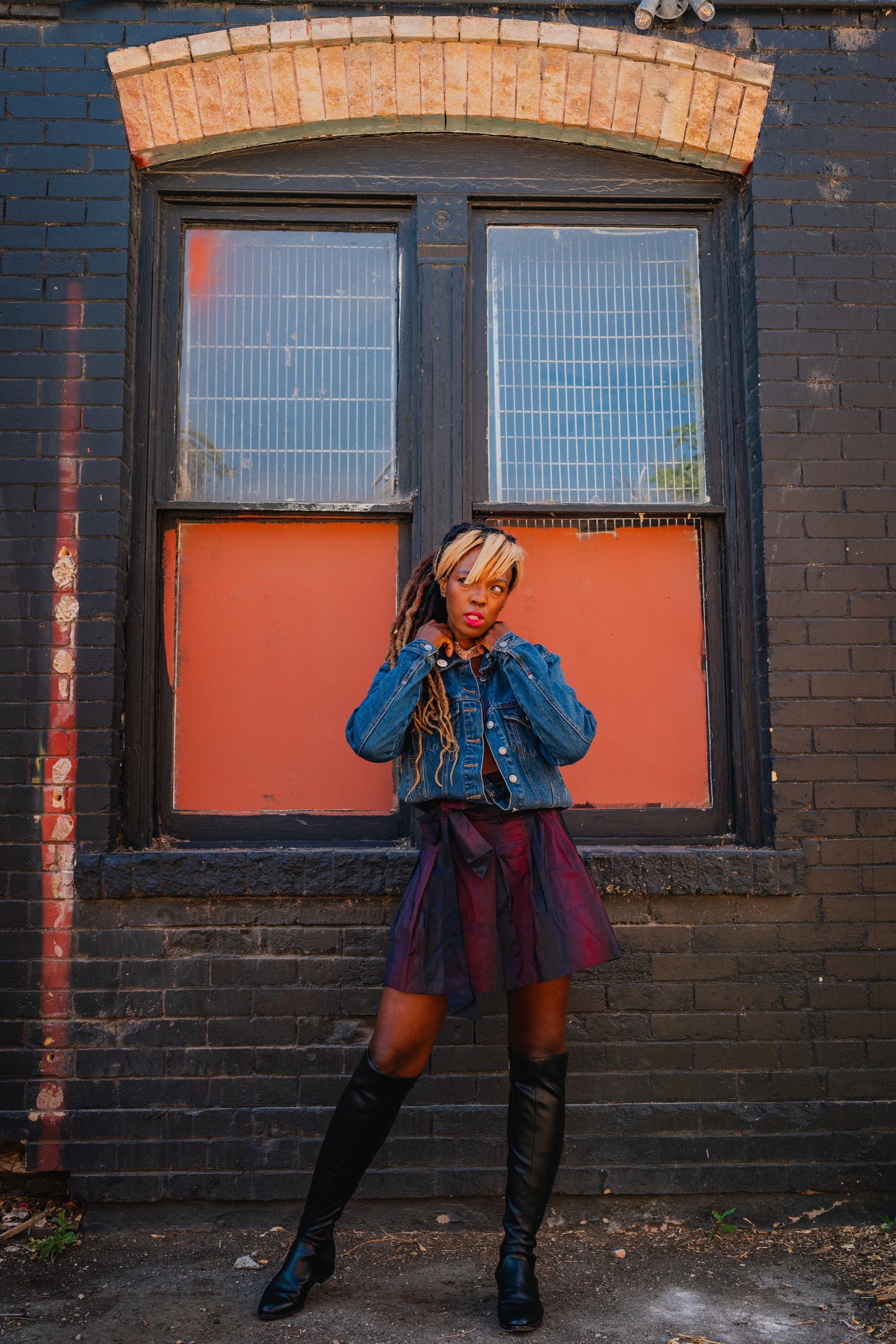 Colorful Tasseled Denim Jacket