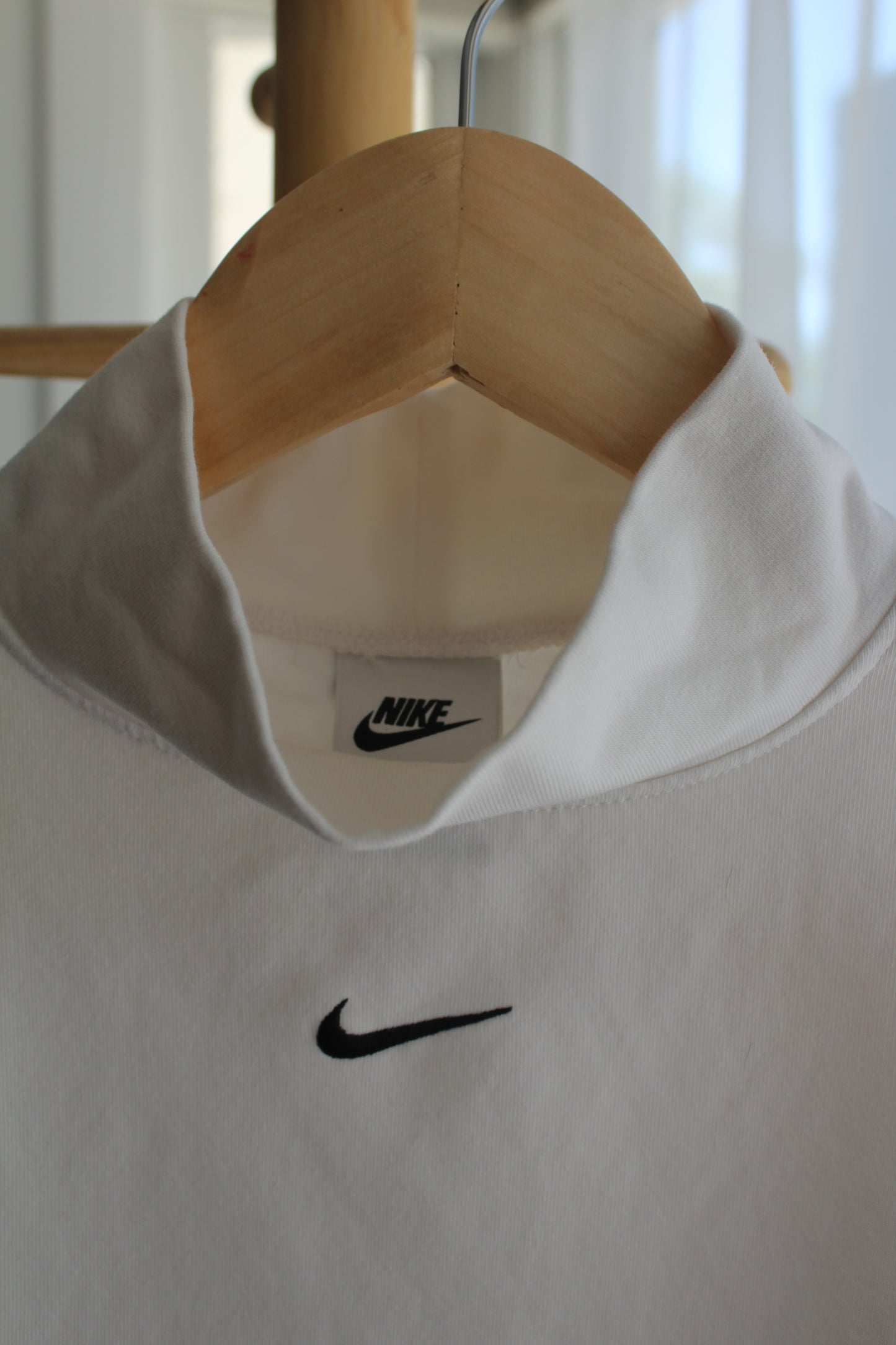Nike White Turtleneck Tank
