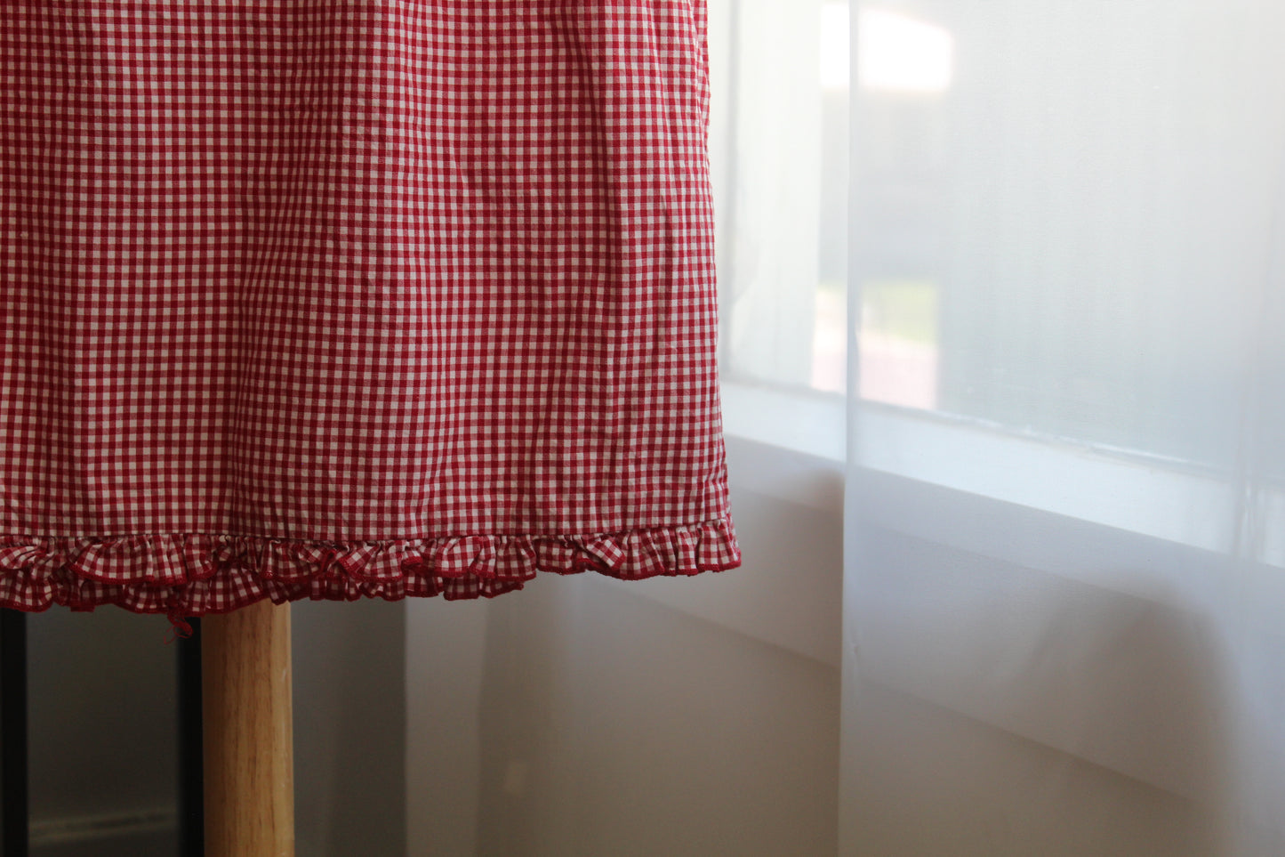 Red Gingham Picnic Sundress