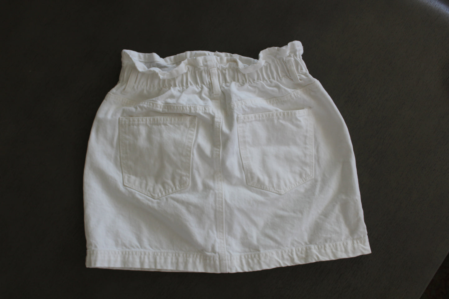 White Paperbag Skirt