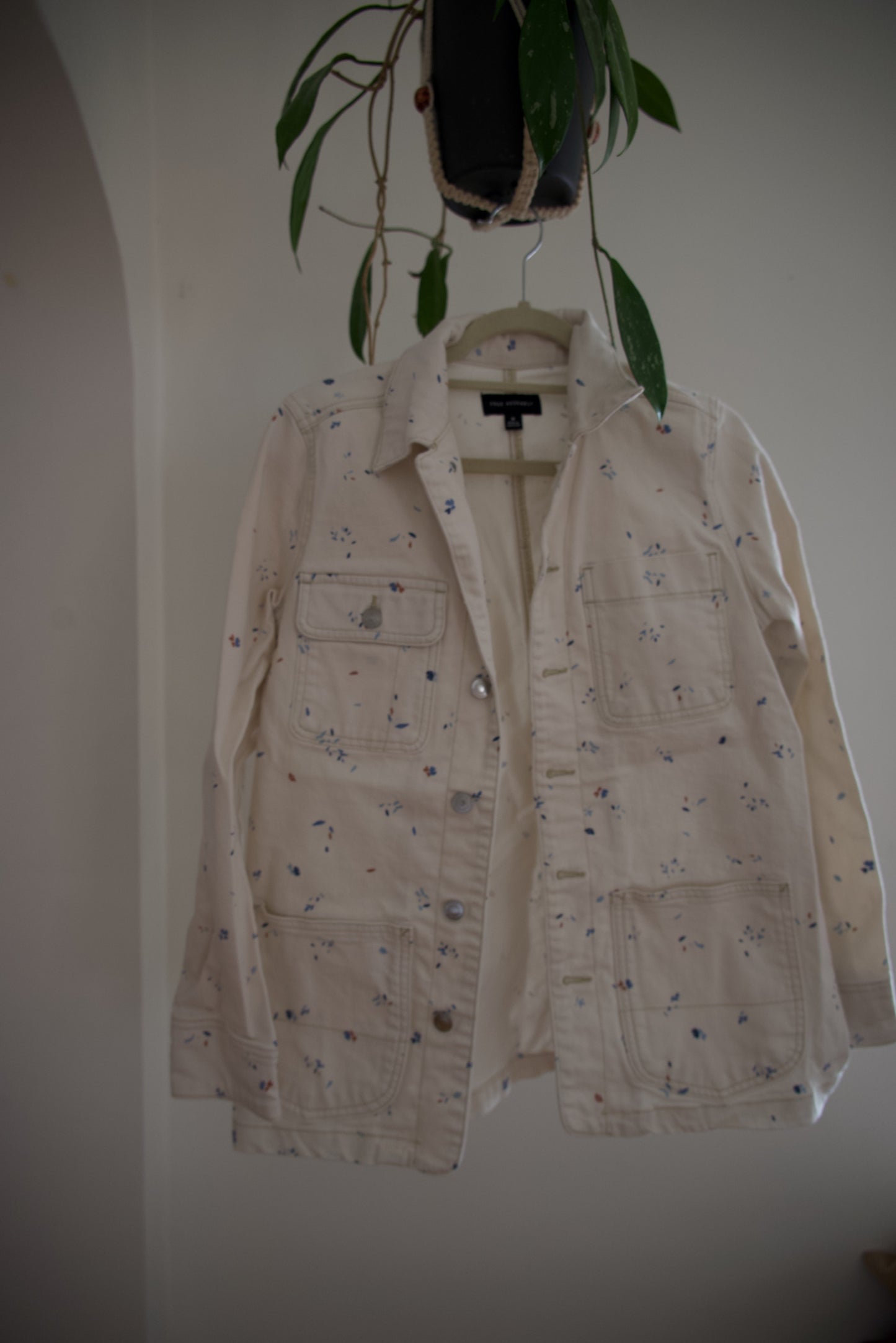 Free Assembly White Long Jacket