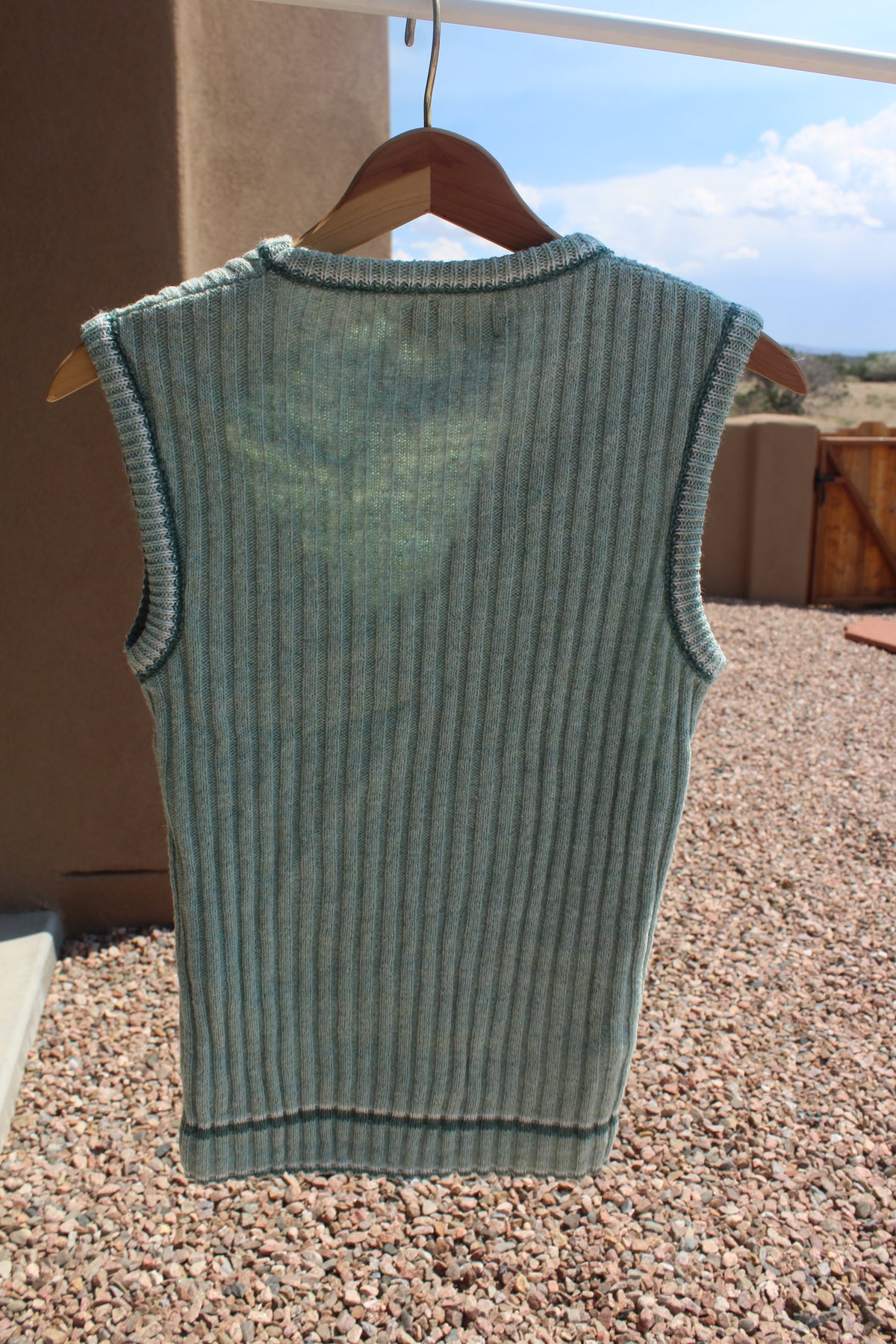 Vintage Green Sweater Vest