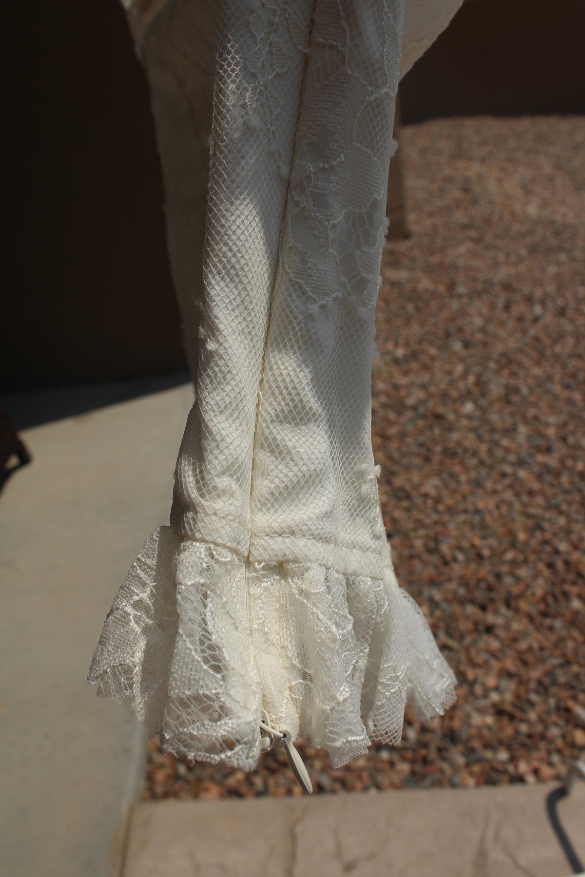 Cream Lace Corset Top