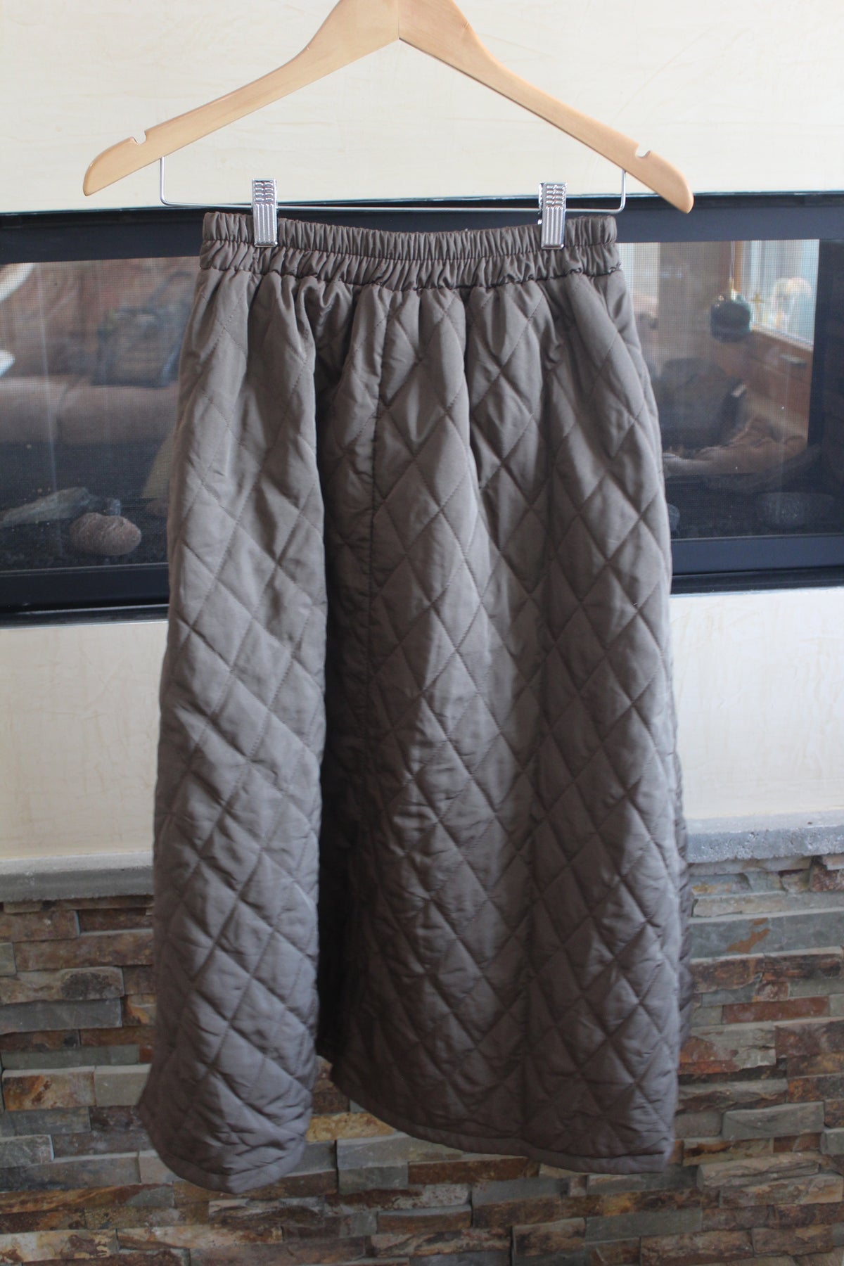 Brown Puffer Skirt