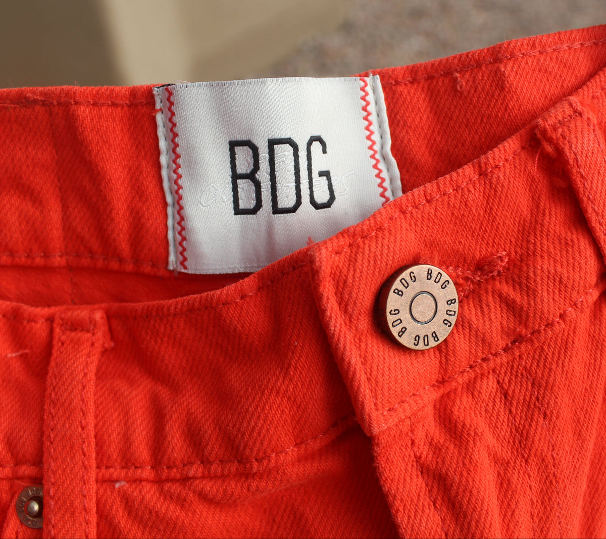 Bright Orange Trousers