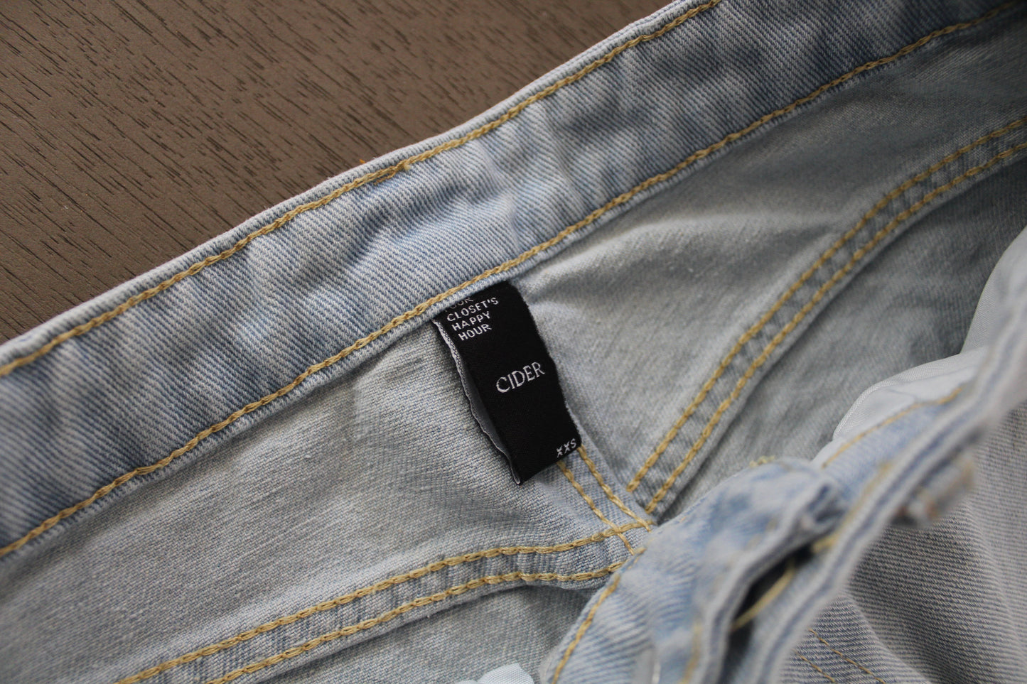 Cider Jeans w/ Flower Cut-out