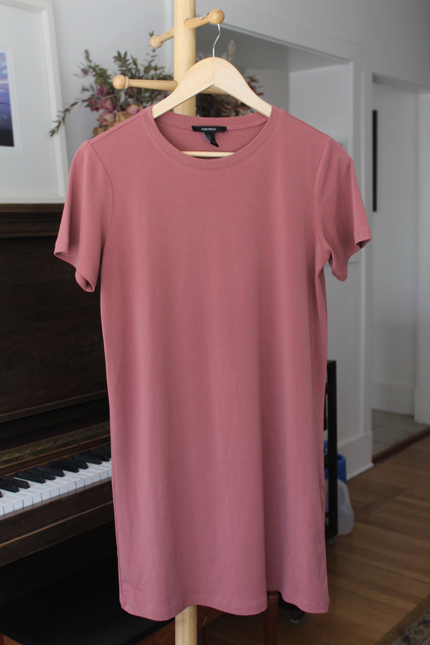 Pink T-shirt Dress