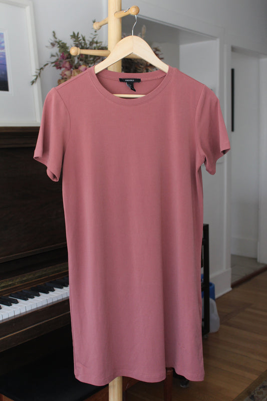 Pink T-shirt Dress