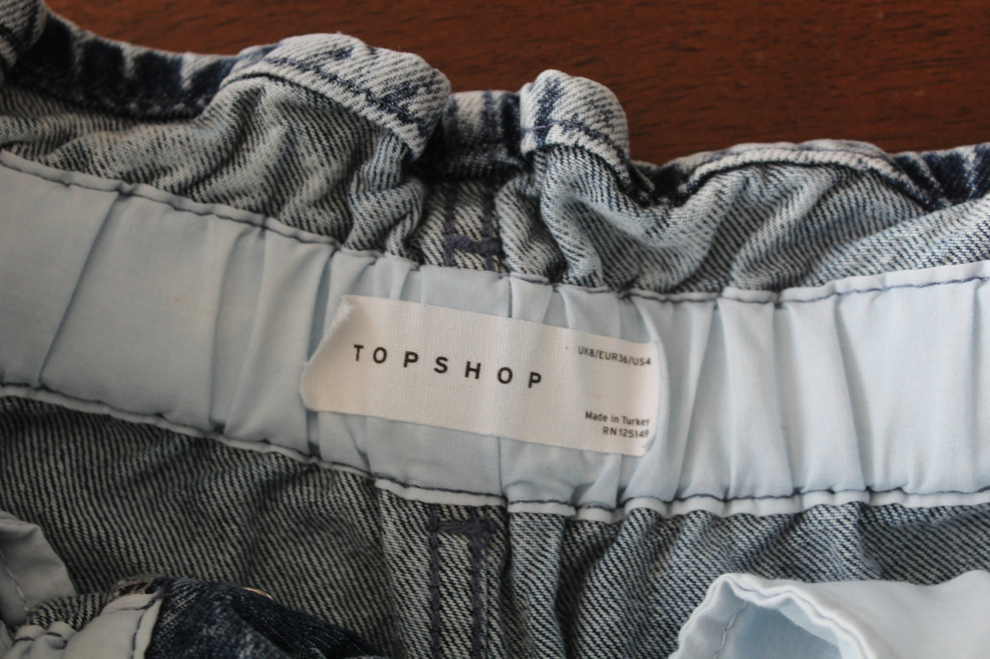 Topshop Paper-bag Shorts