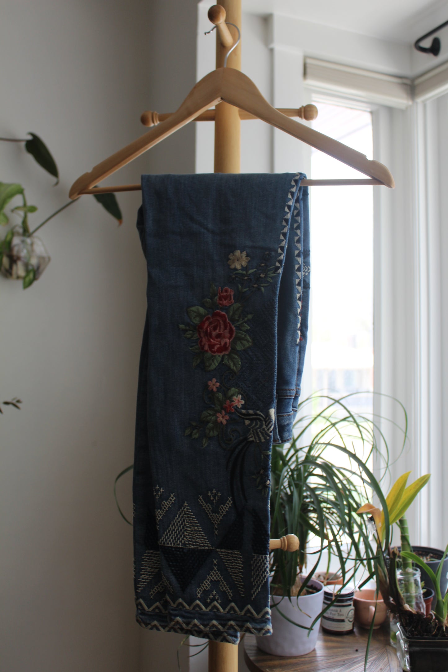 Embroidered Jeans