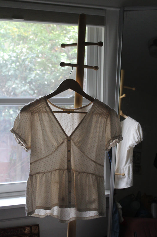 Cream Blouse