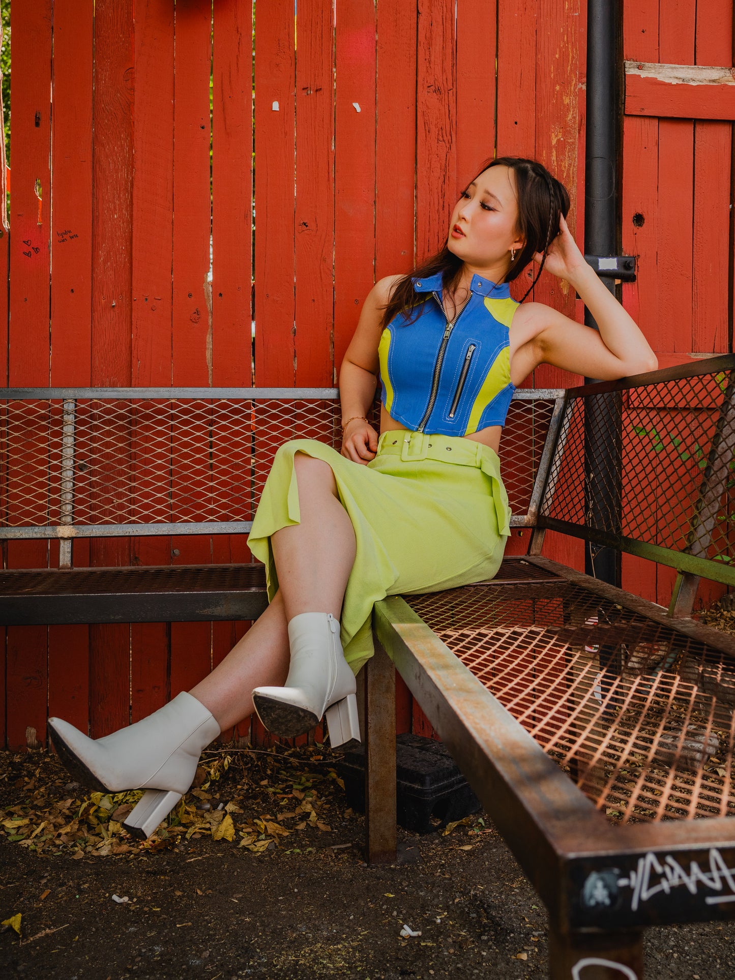 Retro Zipper Vest