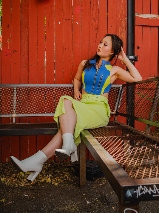 Retro Zipper Vest