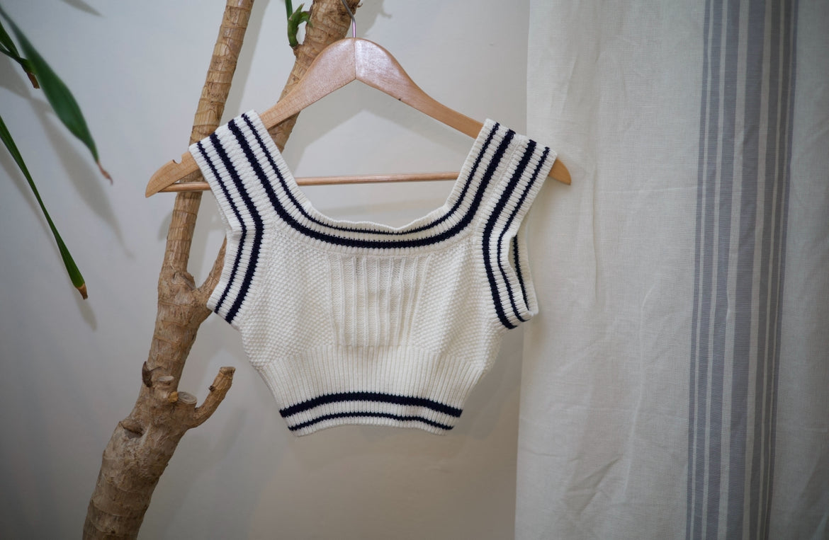 Cider Crop Knit Tank