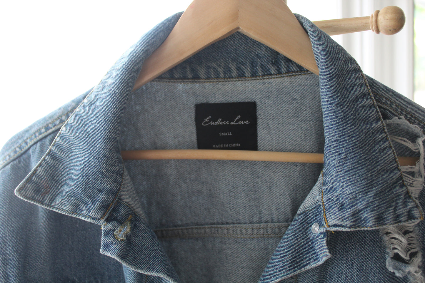 Distressed Jean Jacket