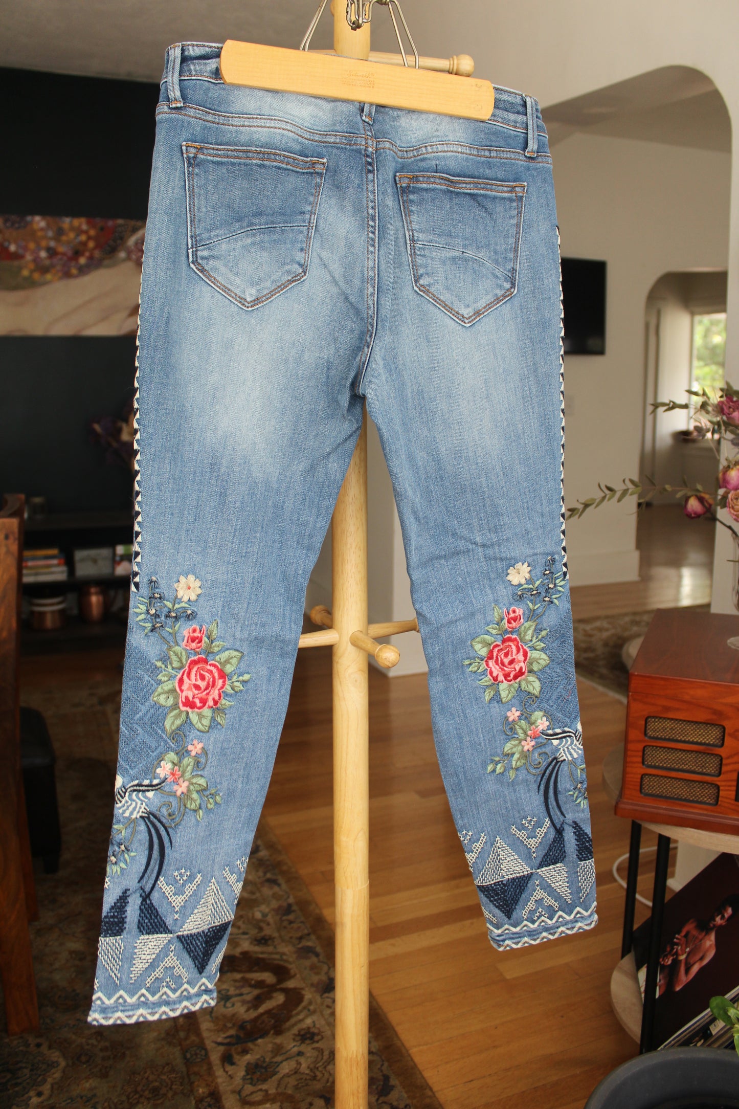 Embroidered Jeans