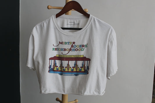 Vintage Mister Roger’s Neighborhood Cropped Tee
