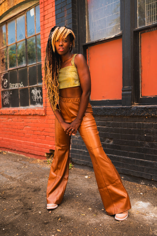 Gold Shimmery Top