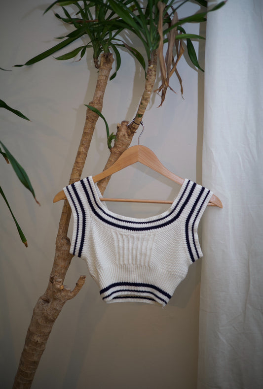 Cider Crop Knit Tank