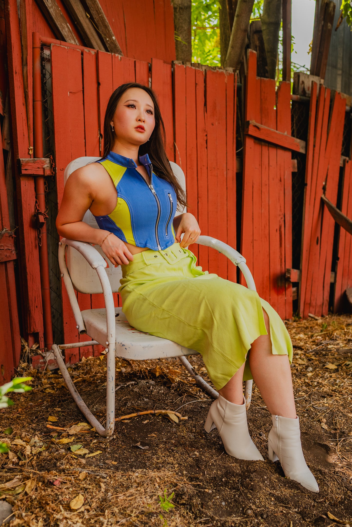 Retro Zipper Vest