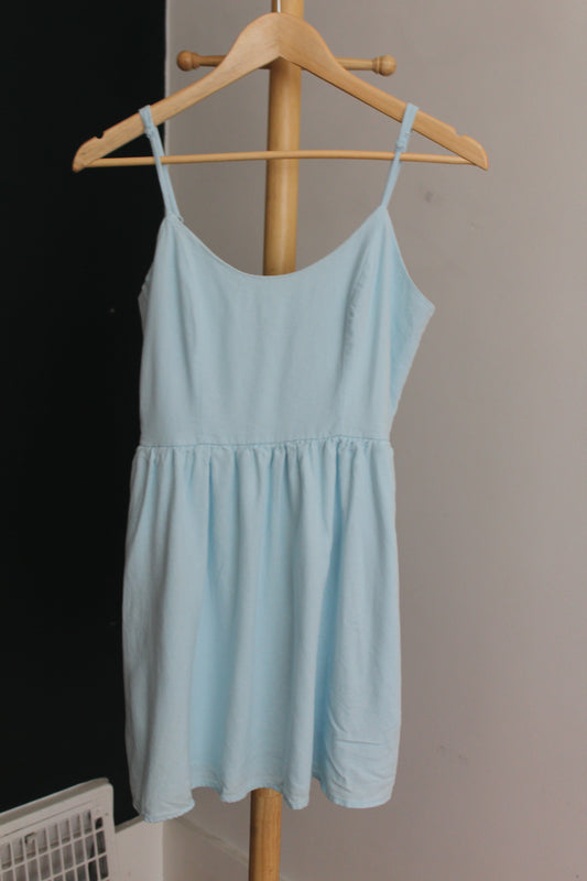 Blue Summer Mini-Dress