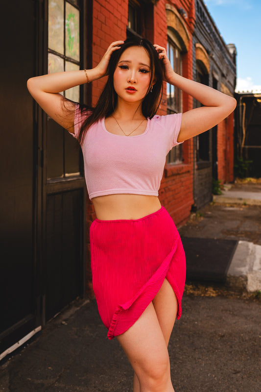 Hot Pink Mini-skirt