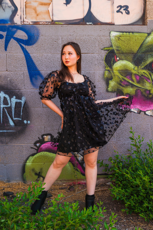 Black Butterfly Dress