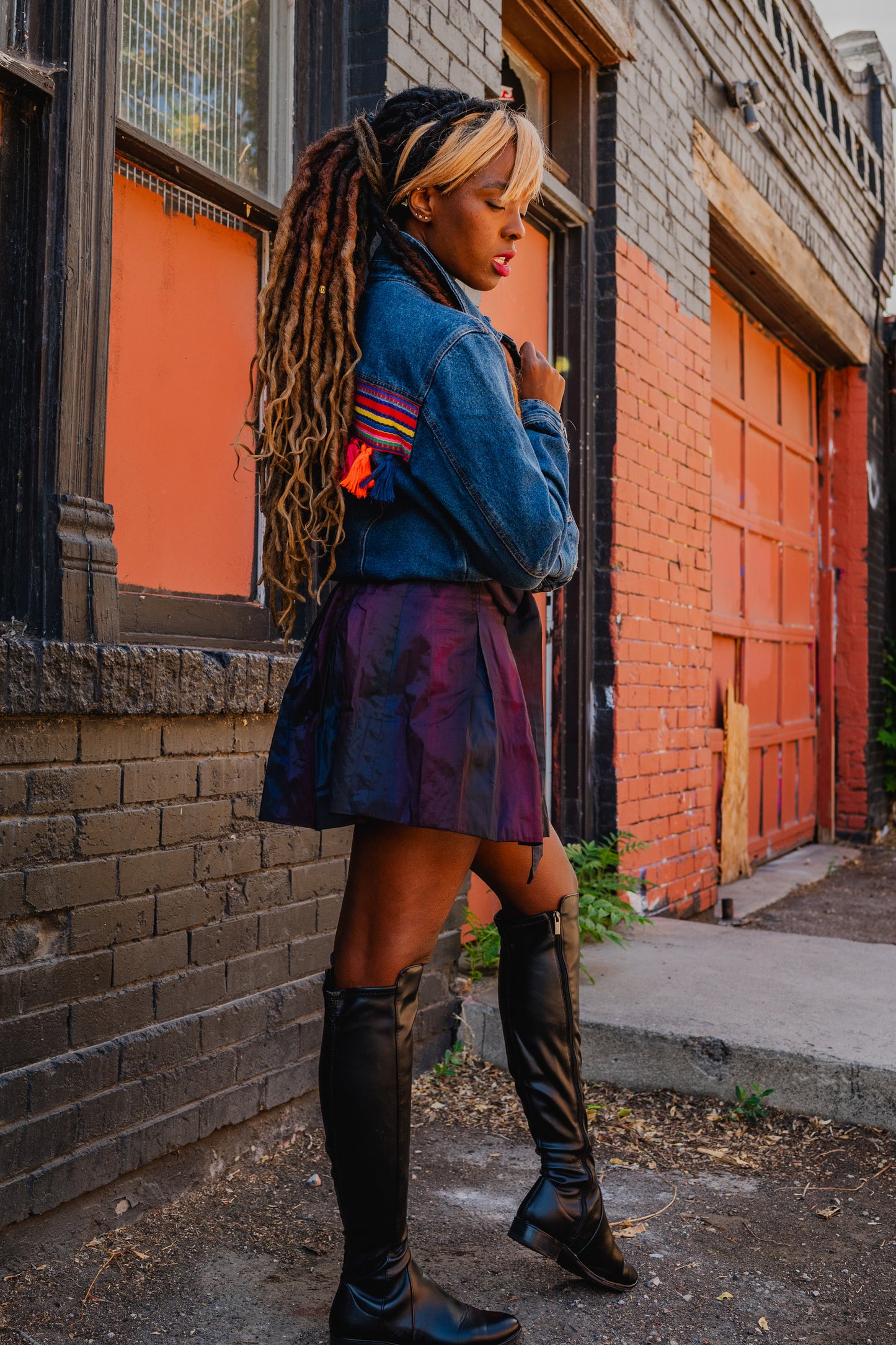 Purple Ombre Skirt