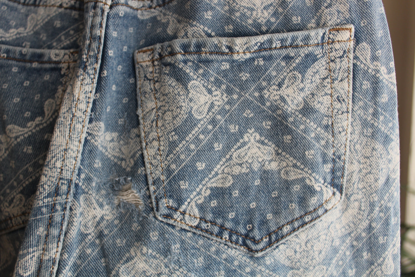PacSun Bandana Print Jeans