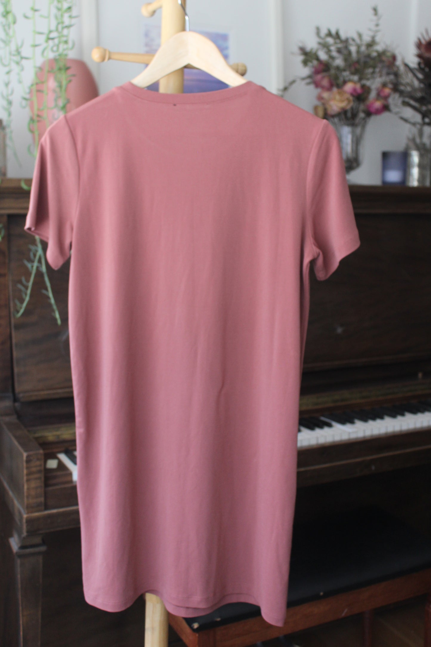 Pink T-shirt Dress