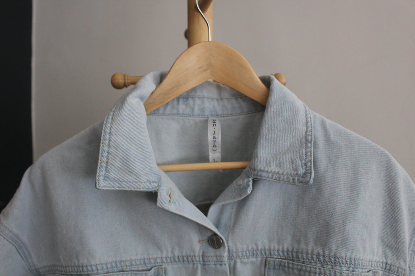 Cropped Jean Shirt