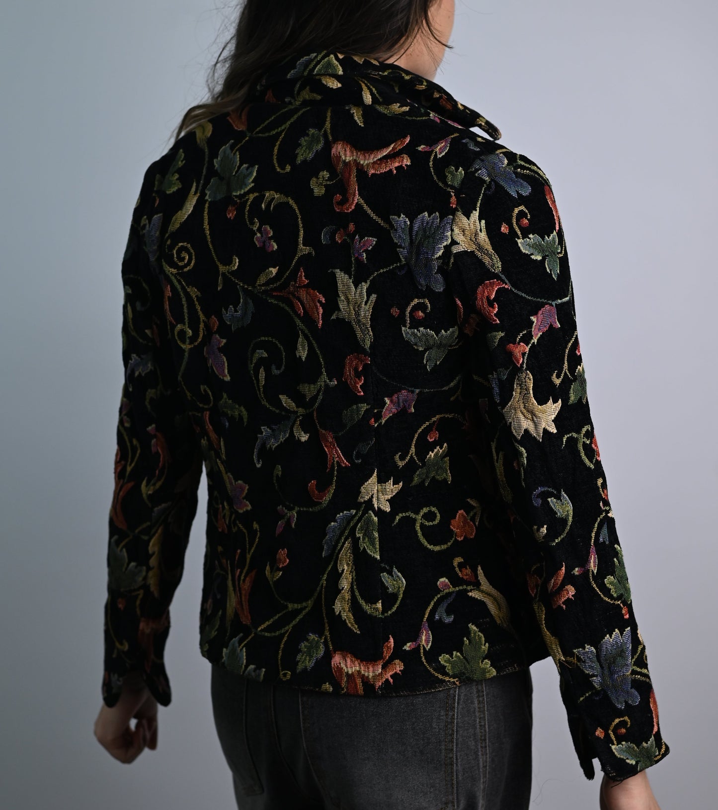 Black Floral Jacket