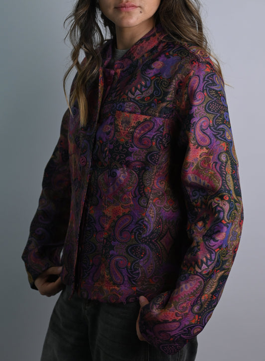 Purple Paisley Jacket