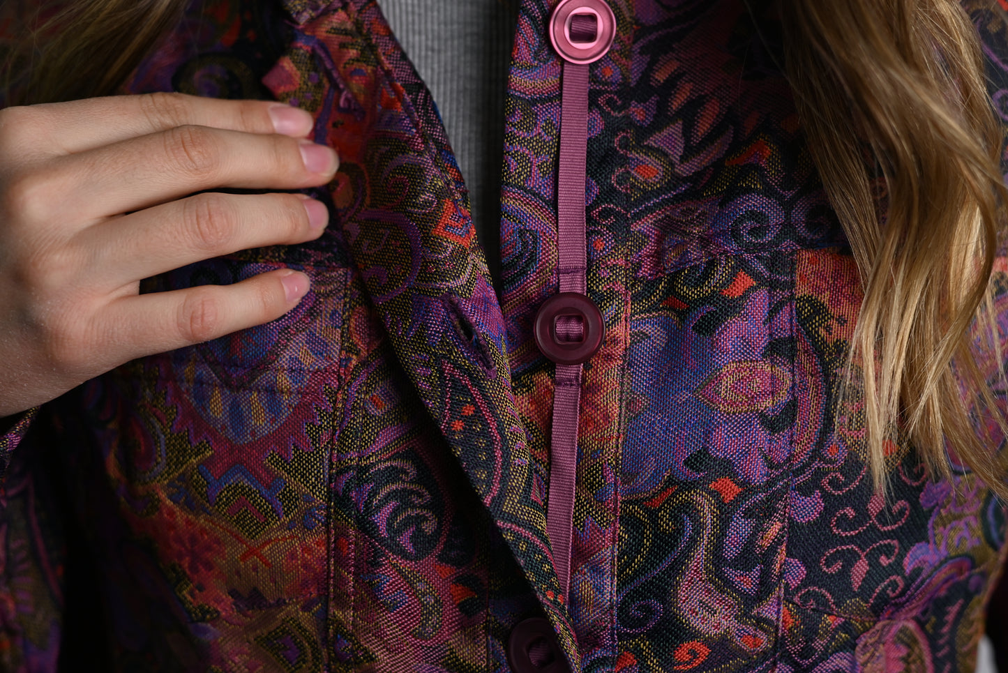 Purple Paisley Jacket