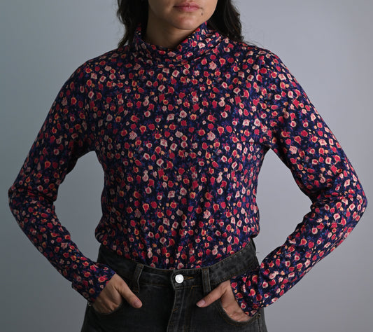 Floral JCrew Long Sleeve
