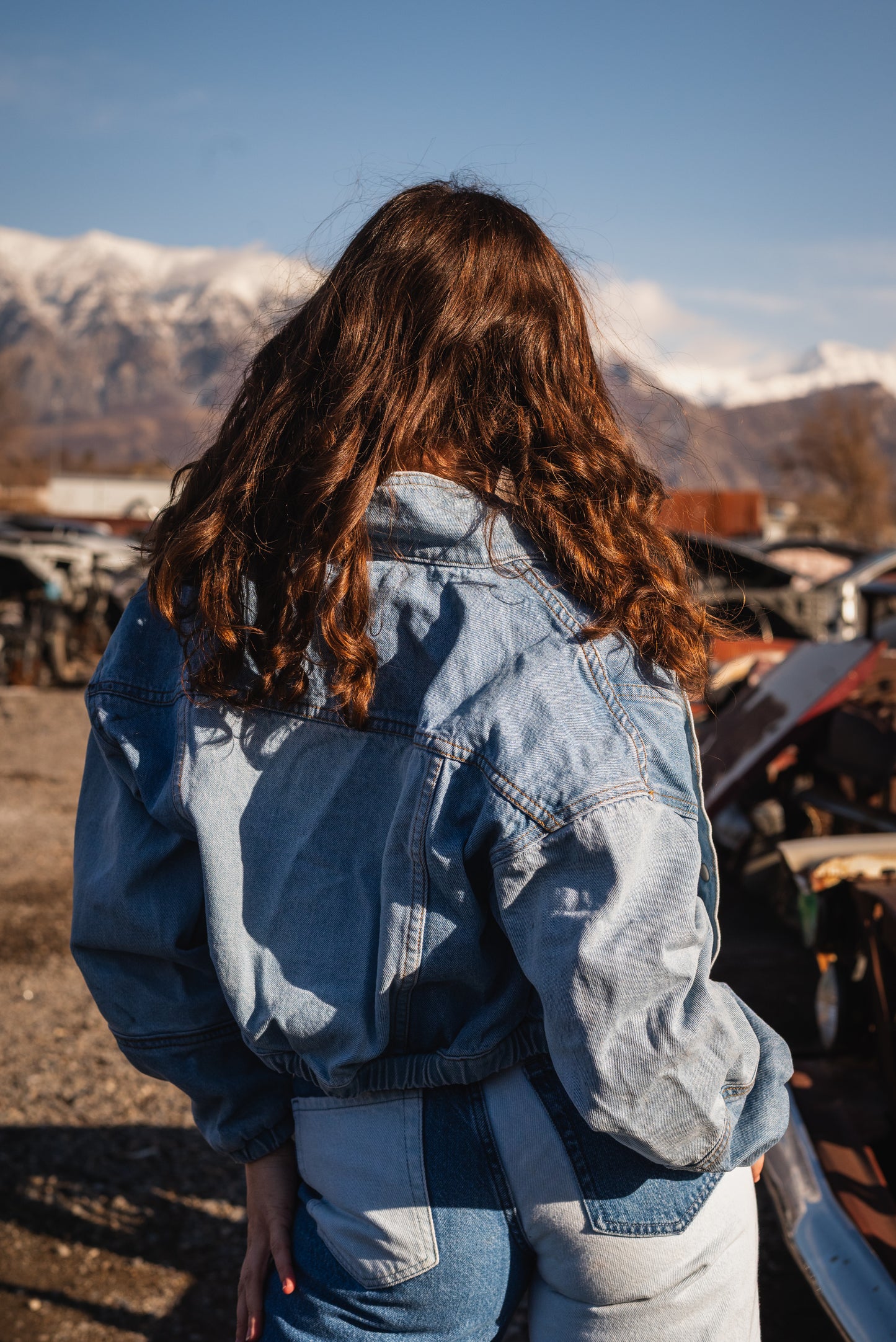Multi-toned Denim Jacket