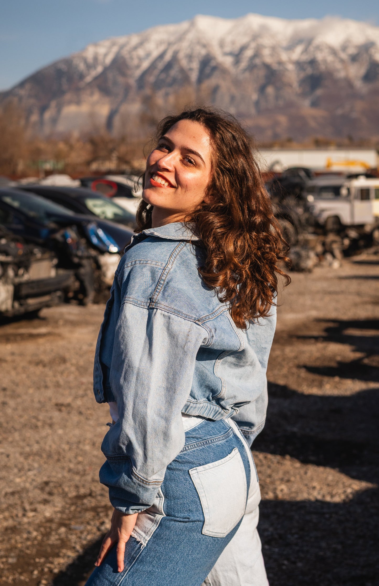 Multi-toned Denim Jacket