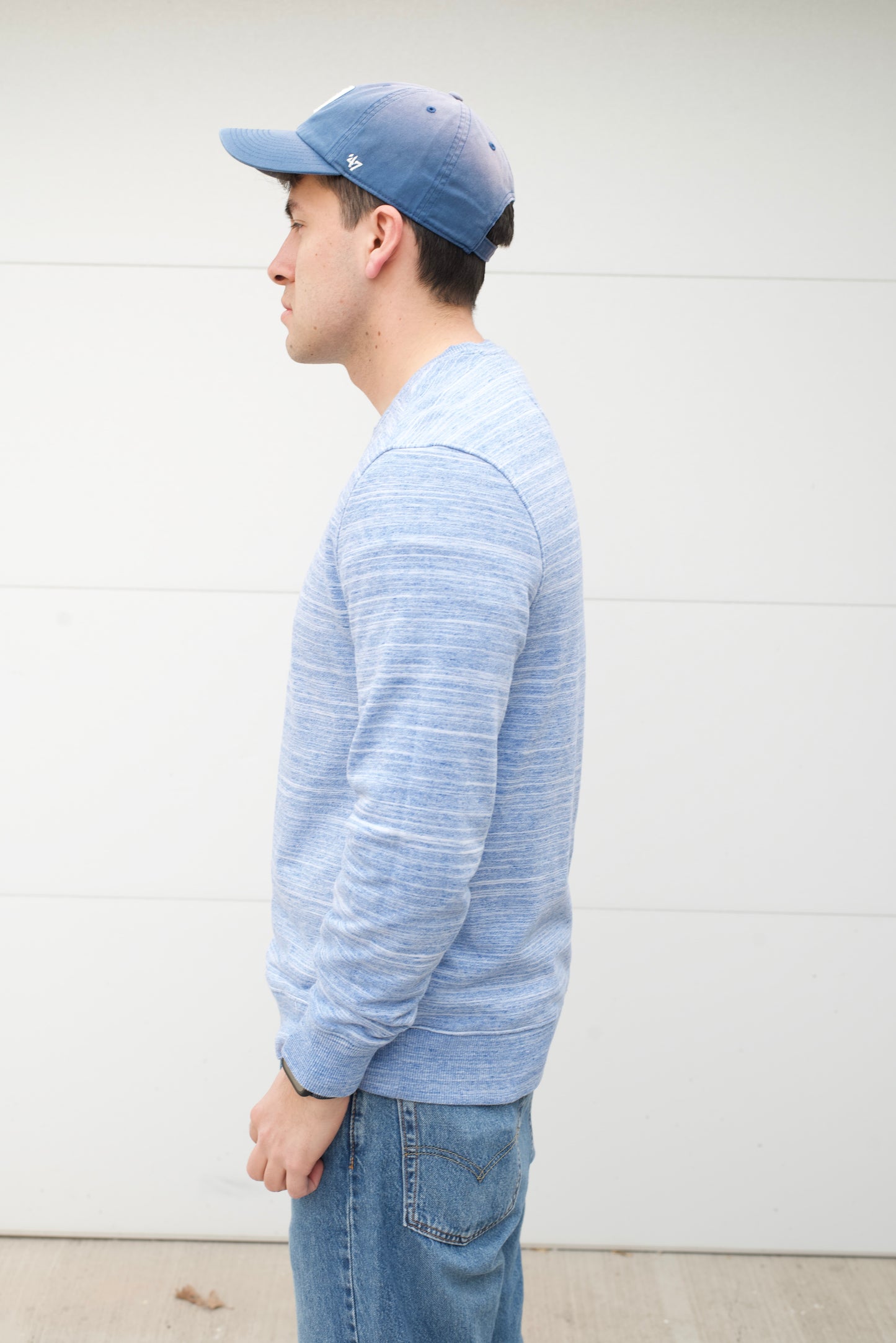 Blue Long-Sleeve Sweater