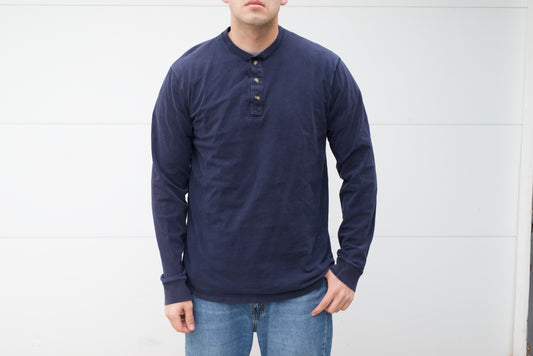 Dark Blue Long Sleeve Sweater