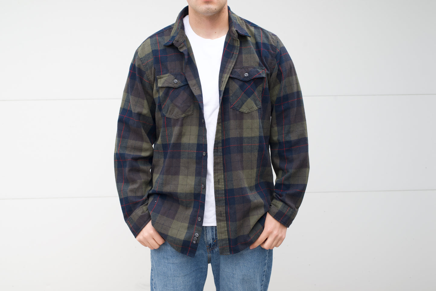 Green Flannel Shirt