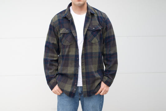 Green Flannel Shirt