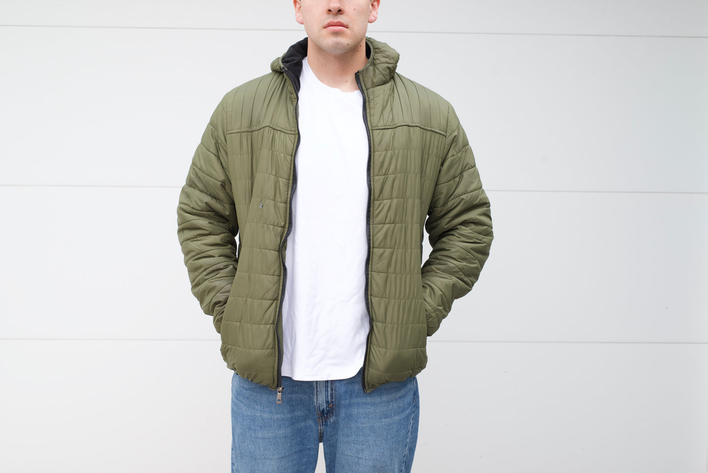 Forest Green Puffer Jacket
