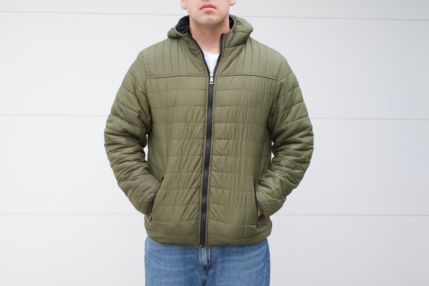 Forest Green Puffer Jacket