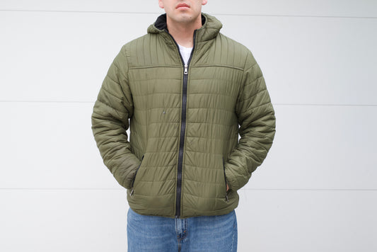 Forest Green Puffer Jacket