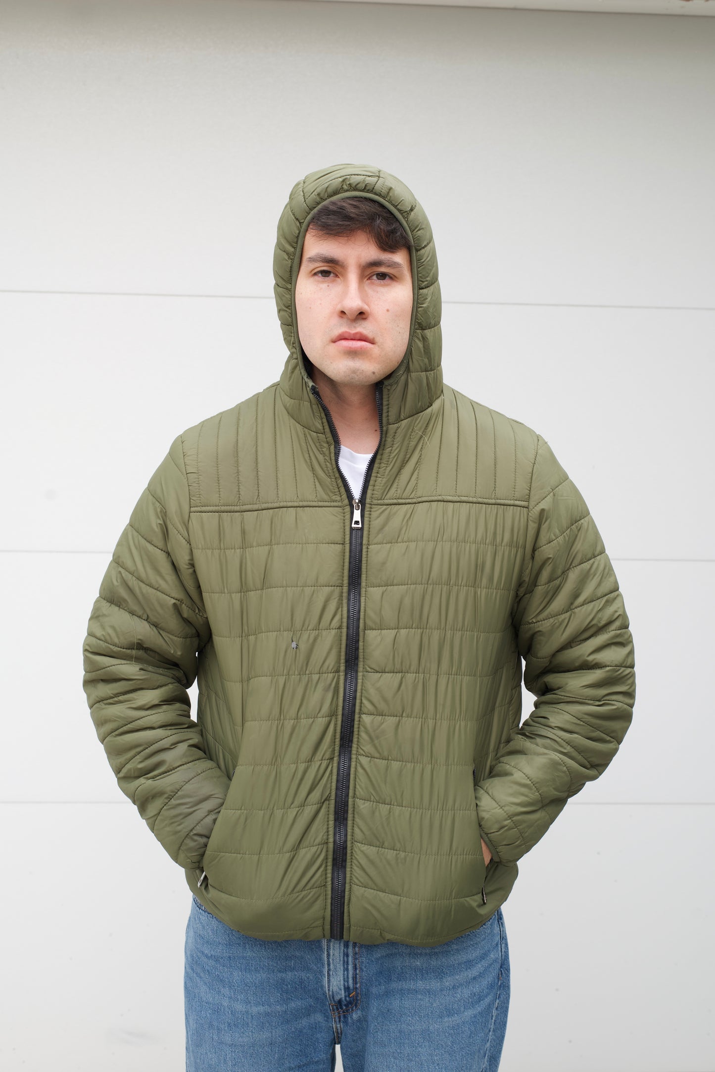 Forest Green Puffer Jacket
