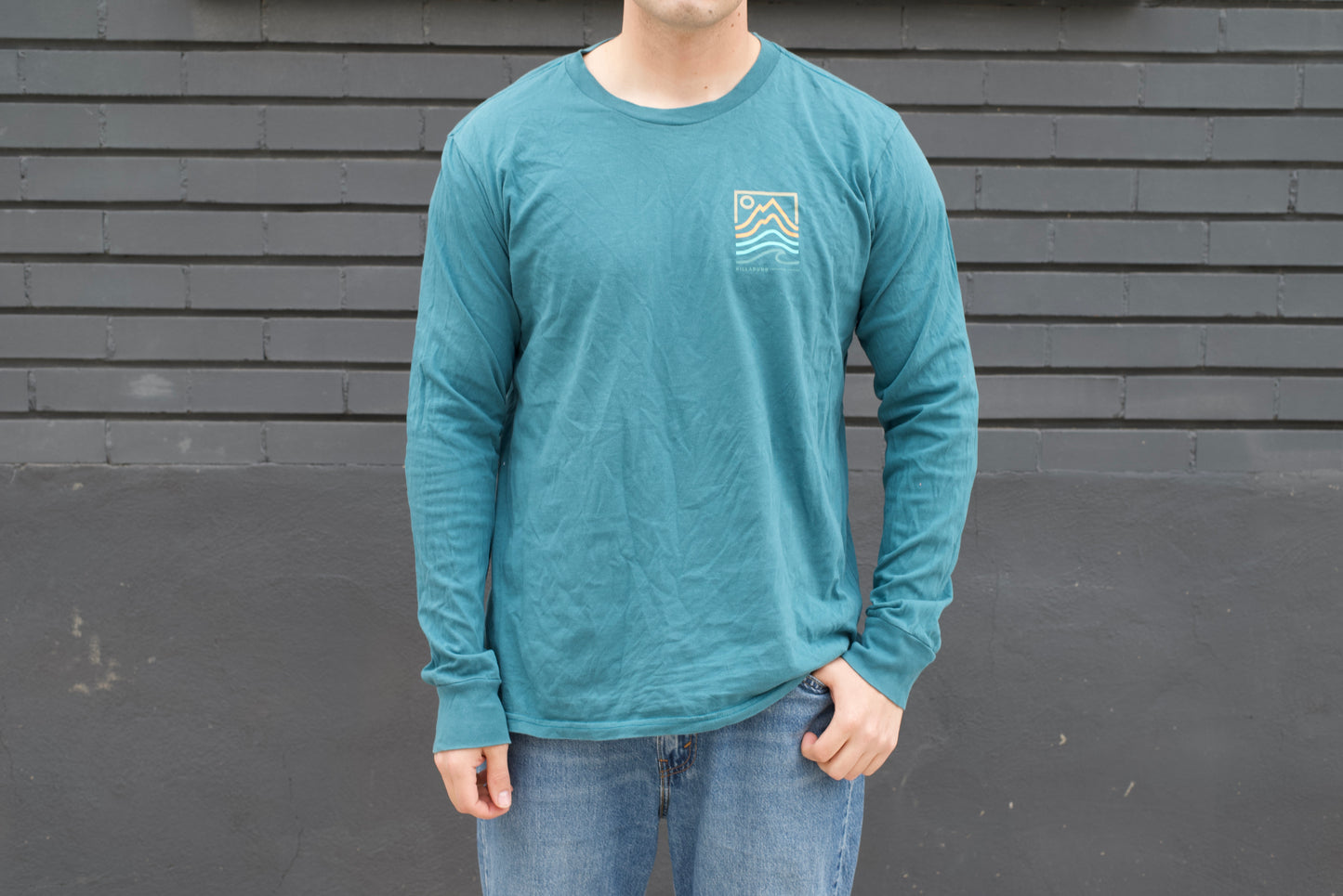 Blue Billabong Long-sleeve