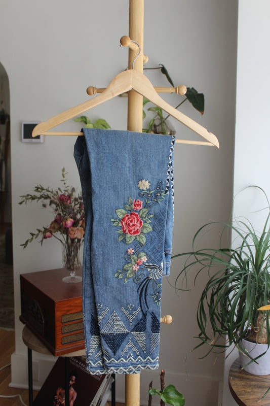 Embroidered Jeans